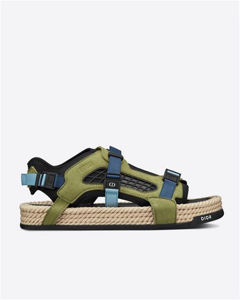 dior sandals khaki